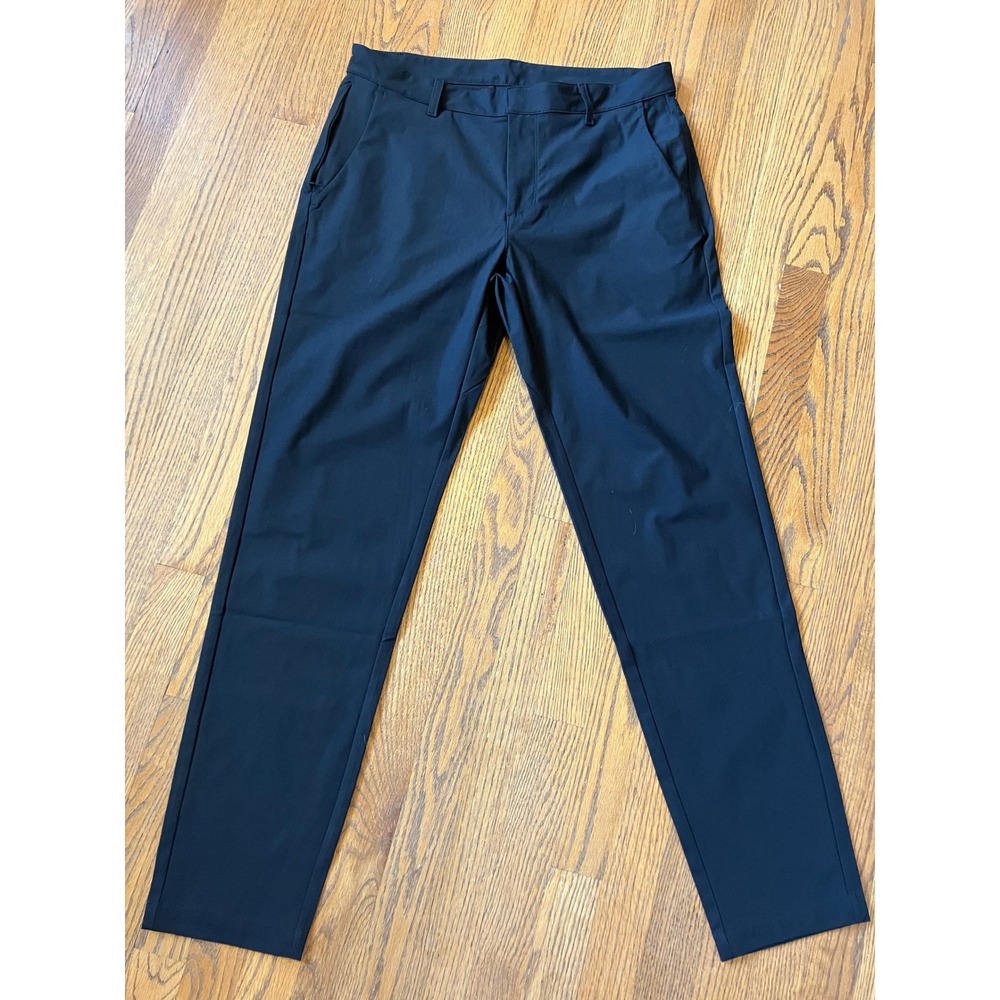 Fabletics Mens The One Pant Black Performance Stretch Active 34x34(inseam 33)